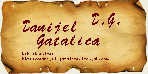 Danijel Gatalica vizit kartica
